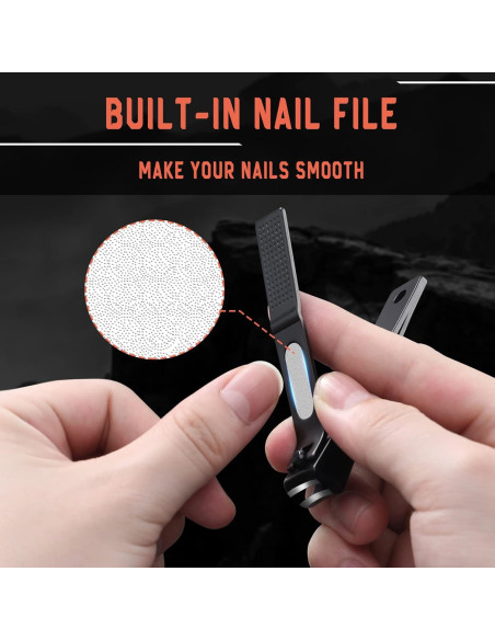 Cortauñas BEZOX de Acero Inoxidable - Juego de 2 Unidades