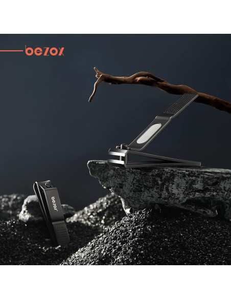 Cortauñas BEZOX de Acero Inoxidable - Juego de 2 Unidades