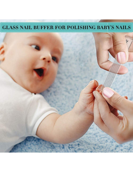 Lima de Uñas de Vidrio DRMODE - Kit 2PC para Uñas Naturales