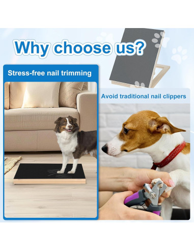 Alfombrilla para Uñas de Perro Xipet con Papel de Lija Incluido