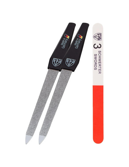 Juego de Lima de Uñas Zafiro 3 Espadas Alemania 3 Piezas