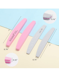 Kit de Archivos de Uñas y Bloques de Pulido BTYMS 35 Piezas 2