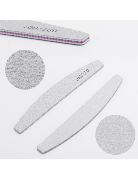 Kit de Archivos de Uñas y Bloques de Pulido BTYMS 35 Piezas