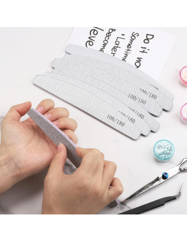 Kit de Archivos de Uñas y Bloques de Pulido BTYMS 35 Piezas