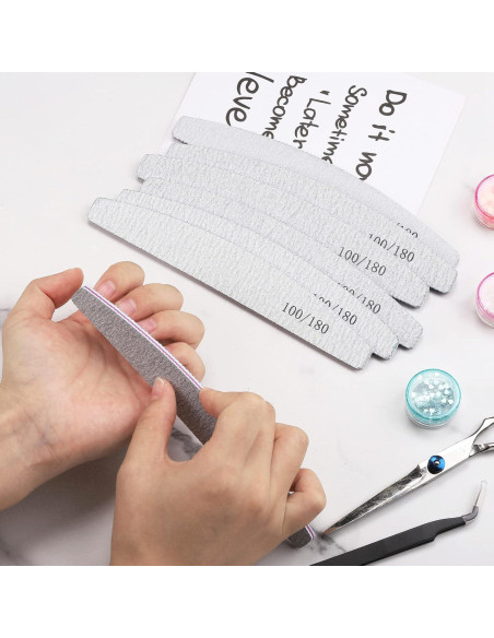 Kit de Archivos de Uñas y Bloques de Pulido BTYMS 35 Piezas