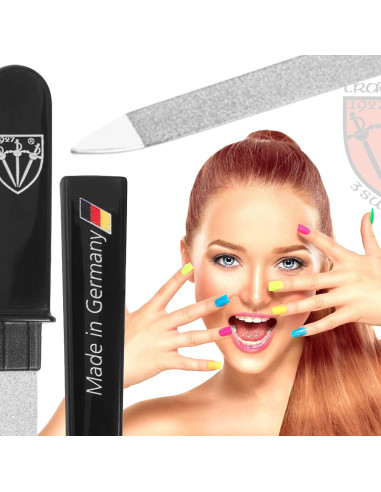 Lima de Uñas de Zafiro 3 Swords Alemania Doble Cara 10.9 cm