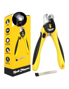 Cortauñas LED Thunderpaws para Perros y Gatos - Mediano-Grande