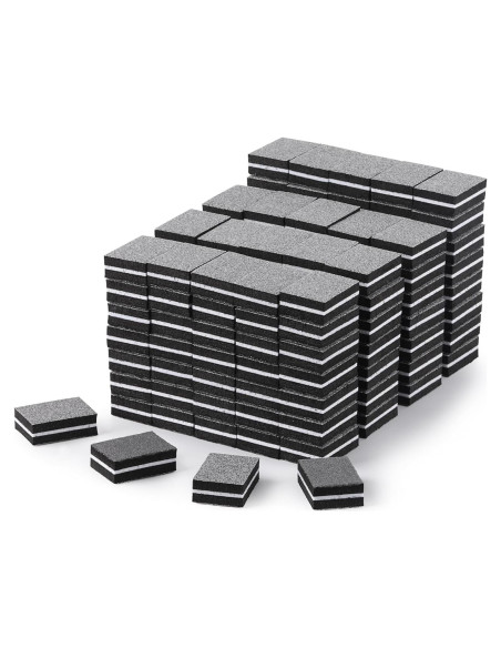 150 Piezas Mini Bloques de Pulido de Uñas acDesign 100/180 Grano