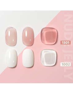 Kit de Manicura Francesa GAOY con Sellador y 2 Esmaltes en Gel 2