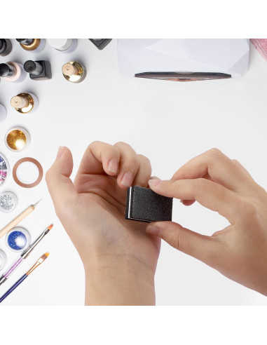 150 Piezas Mini Bloques de Pulido de Uñas acDesign 100/180 Grano