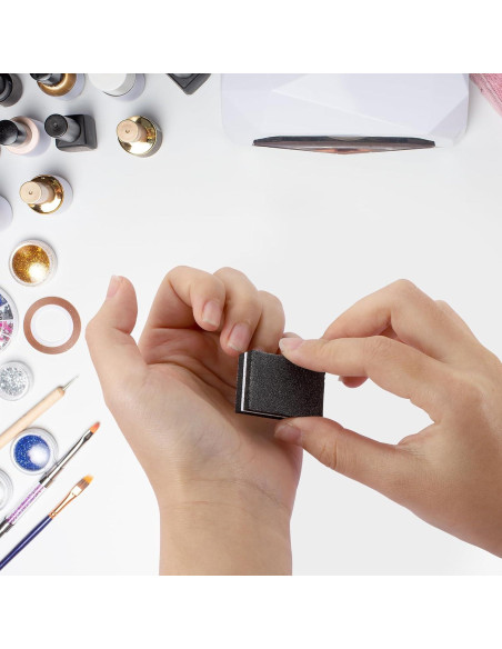 150 Piezas Mini Bloques de Pulido de Uñas acDesign 100/180 Grano