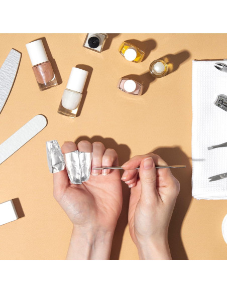 100 Pcs Removedor de Esmalte de Uñas en Gel Sliverdew