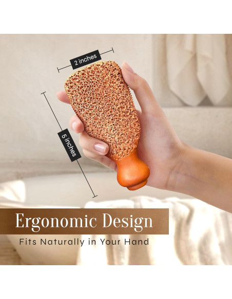 Piedra Pómez Natural Facón El Retador - Exfoliante de Pies