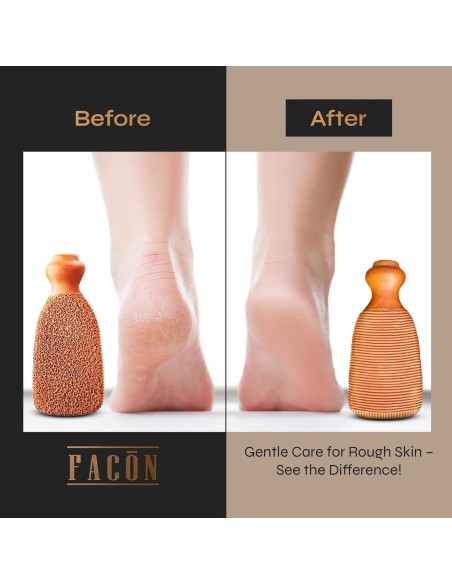Piedra Pómez Natural Facón El Retador - Exfoliante de Pies