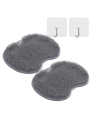 2PACK Alfombrilla Exfoliante para Pies VREOM con Ventosas 23x30cm