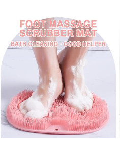 2PACK Alfombrilla Exfoliante para Pies VREOM con Ventosas 23x30cm 2