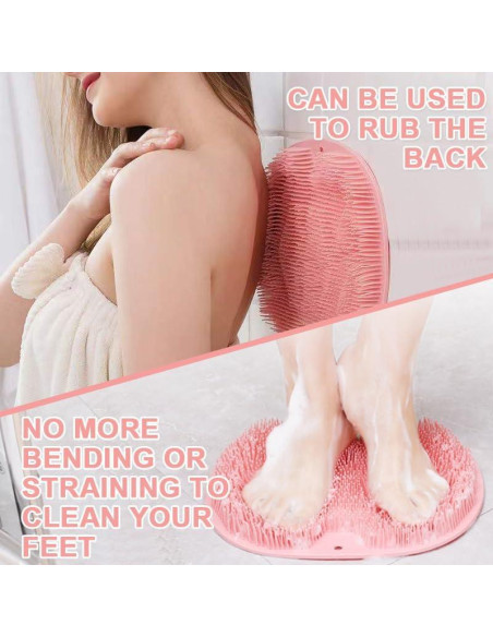 2PACK Alfombrilla Exfoliante para Pies VREOM con Ventosas 23x30cm