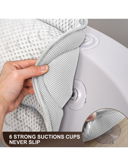 Almohada de Baño Ergonómica Horigay - Soporte Cuello y Espalda