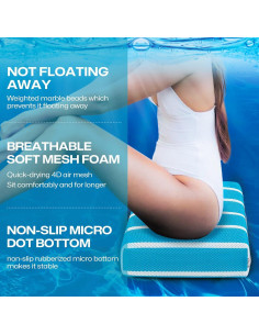 Cojín Aumentador para Jacuzzi OS OMYSTYLE 40.6x30.5cm Azul 2