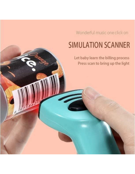 Juego de Supermercado Valesan 49 Piezas con Carrito y Caja Registradora