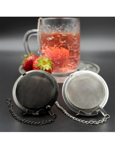 Infusor de Té XOTL de Acero Inoxidable 5.6 cm - 2 Pcs