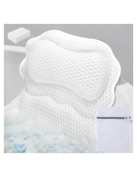 Almohada de Baño Ergonómica Lifethw con Ventosas 40.9 cm