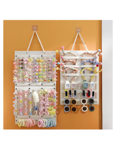 Organizador de Lazos para Cabello Aiqriwv - 2 Piezas Blanco