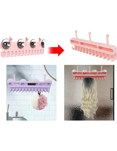 Soporte para Extensiones de Cabello SPEALLOY Rosa Silicona 360g