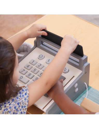 Registradora de Madera Kaplan para Niños 18+ Meses - Juguete Realista