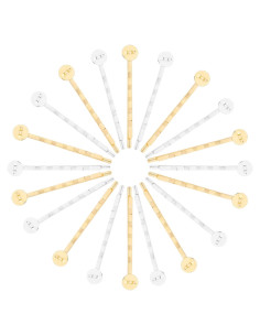 100 Pasadores de Cabello Arricraft 51.5mm Plateados y Dorados