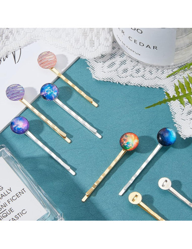 100 Pasadores de Cabello Arricraft 51.5mm Plateados y Dorados