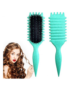 Candy Brush Cepillo Definidor de Rizos Verde 28.7x7.5cm