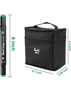 Marcadores de Dibujo GCVOPTON 60 Colores Doble Punta 2