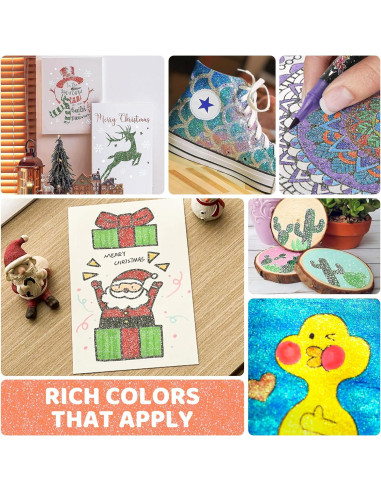 Marcadores de Pincel Brillantes ZSCM 24 Colores Metálicos