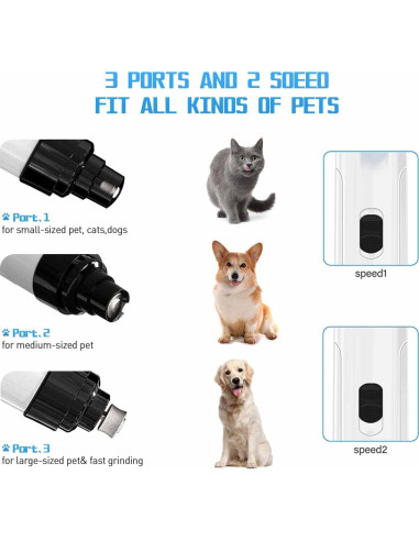 Cortador de Uñas Eléctrico Tadium Silent Grind Pro 2025