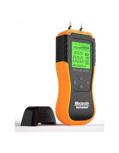 Medidor de Humedad Digital Mecurate con Pantalla Retroiluminada