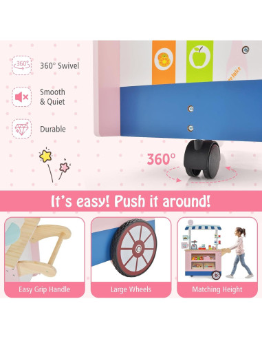 Carrito de Comida HONEY JOY 30 Piezas para Niños