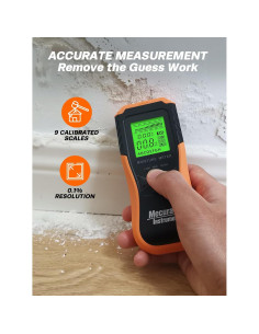 Medidor de Humedad Digital Mecurate con Pantalla Retroiluminada 2