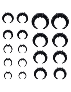 Kit de Estiramiento de Septum 18 Piezas 14G-00G Lianrunshangmao