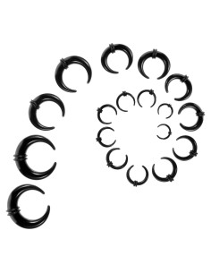 Kit de Piercing de Septum 18 Pcs Acrílico LIQWEI - Estiramiento