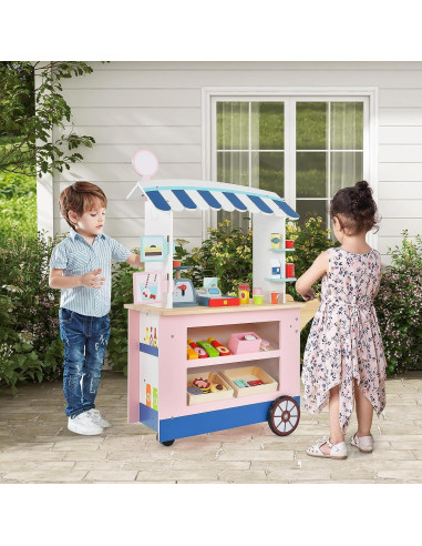 Carrito de Comida HONEY JOY 30 Piezas para Niños