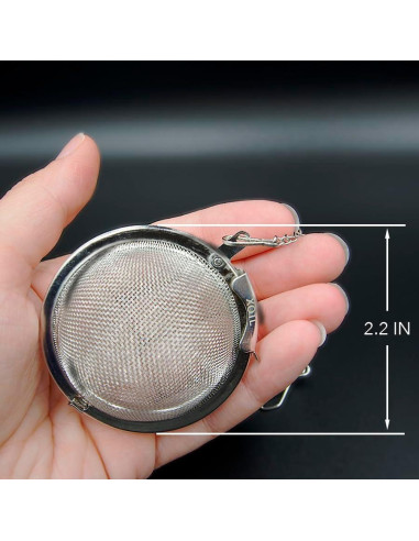 Infusor de Té XOTL de Acero Inoxidable 5.6 cm - 2 Pcs