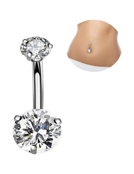 Kit de Piercing de Ombligo Prgislew con Agujas 13G y 14G