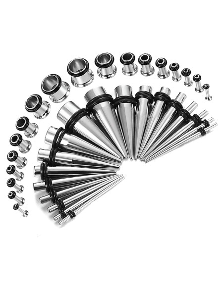 Kit de Estiramiento de Orejas BodyJ4You 28 Piezas 12G-0G