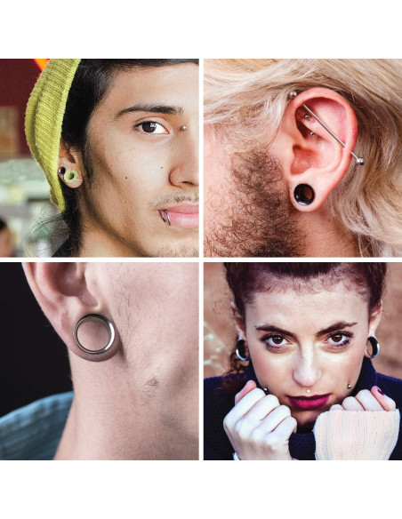 Kit de Estiramiento de Orejas BodyJ4You 28 Piezas 12G-0G