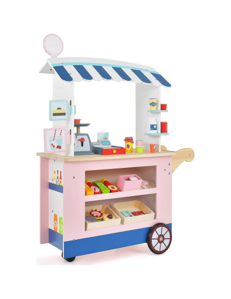 Carrito de Comida HONEY JOY 30 Piezas para Niños