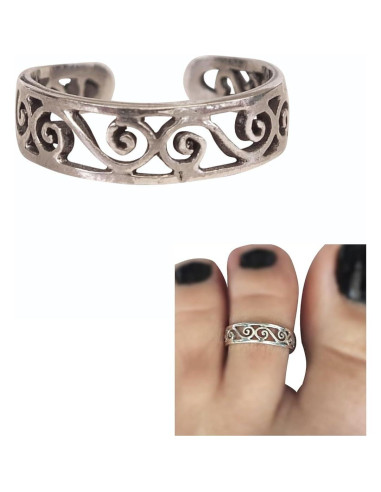 Anillo ajustable de plata esterlina 925 MiYa Creations