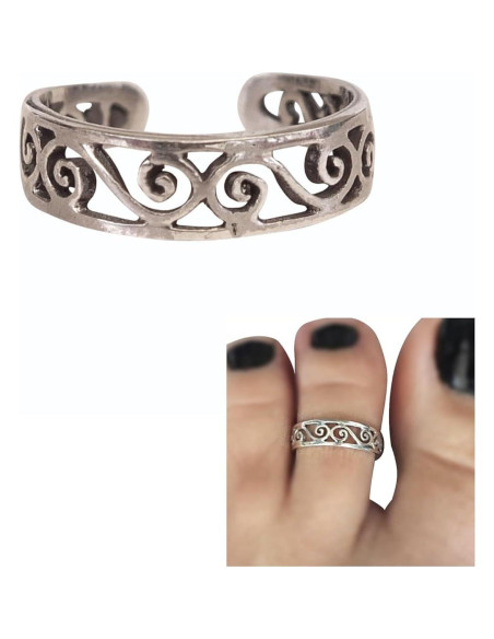 Anillo ajustable de plata esterlina 925 MiYa Creations