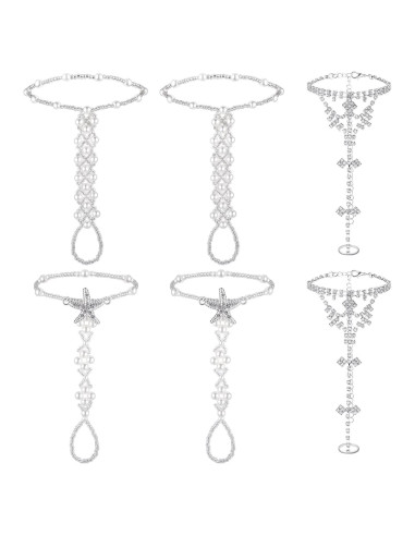 6 Piezas Sandalias Descalzas de Joyería Kenning para Mujeres