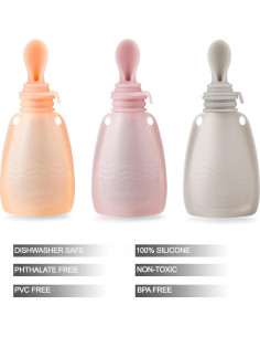 Bolsas de Silicona Reutilizables PandaEar 5.5oz 3 Piezas 2